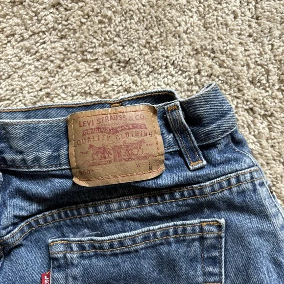 Vintage‎ Y2K Levi's 550 Tapered Leg Relaxed Fit Women's Jeans 30x27 - Picture 8 of 10